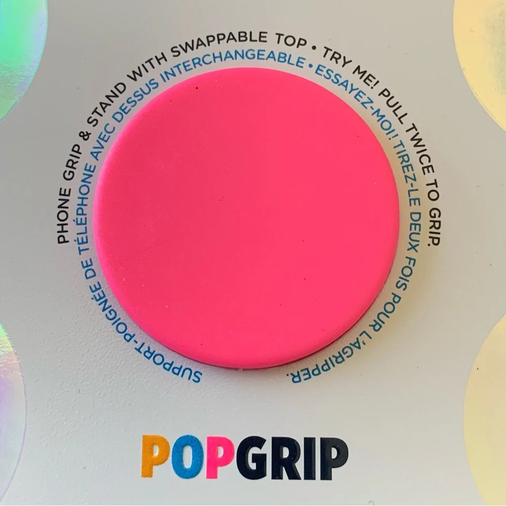 Popsocket - Neon Day Glo Pink